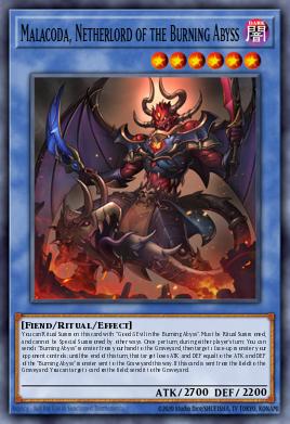 Card: Malacoda, Netherlord of the Burning Abyss