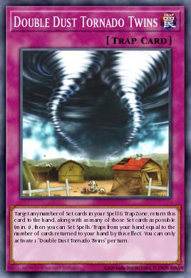 Card: Double Dust Tornado Twins