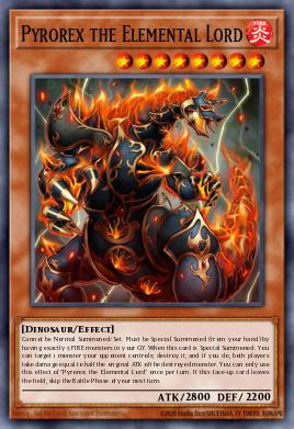 Card: Pyrorex the Elemental Lord