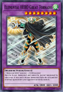 Card: Elemental HERO Great Tornado