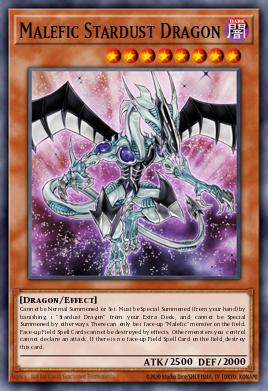 Card: Malefic Stardust Dragon