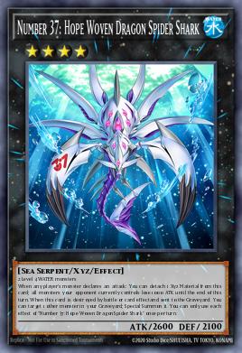 Card: Number 37: Hope Woven Dragon Spider Shark