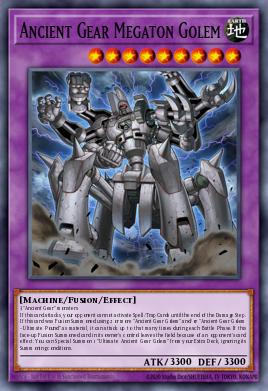 Card: Ancient Gear Megaton Golem