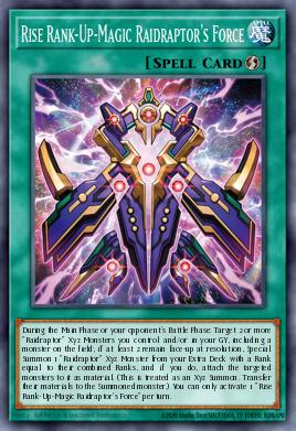 Card: Rise Rank-Up-Magic Raidraptor's Force