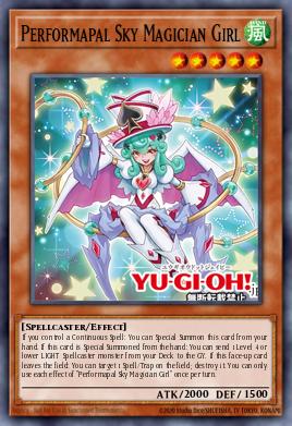 Card: Performapal Sky Magician Girl