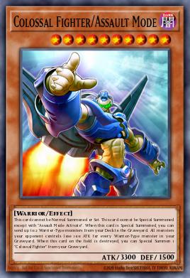 Card: Colossal Fighter/Assault Mode
