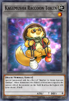 Card: Kagemusha Raccoon Token