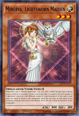Card: Minerva, Lightsworn Maiden