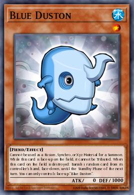 Card: Blue Duston