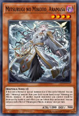 Card: Mitsurugi no Mikoto, Aramasa
