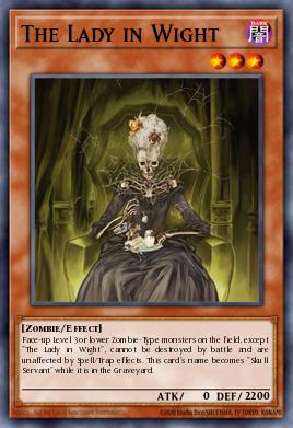 Card: The Lady in Wight