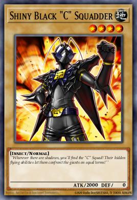 Card: Shiny Black "C" Squadder
