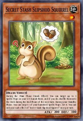 Card: Secret Stash Slipshod Squirrel