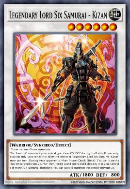 Card: Legendary Lord Six Samurai - Kizan