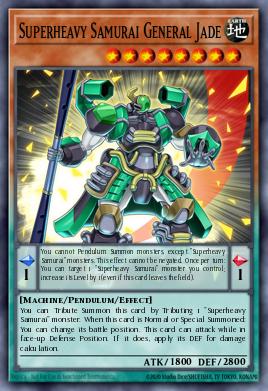 Card: Superheavy Samurai General Jade