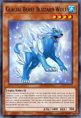 Card: Glacial Beast Blizzard Wolf