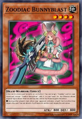 Card: Zoodiac Bunnyblast