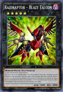 Card: Raidraptor - Blaze Falcon