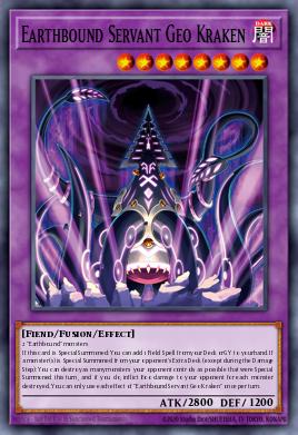 Card: Earthbound Servant Geo Kraken