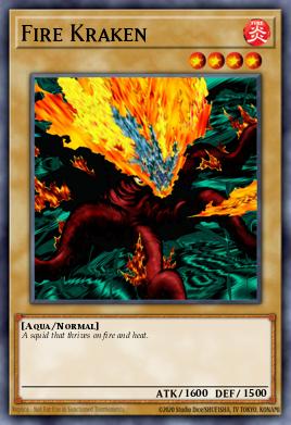 Card: Fire Kraken