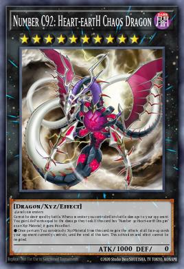 Card: Number C92: Heart-eartH Chaos Dragon