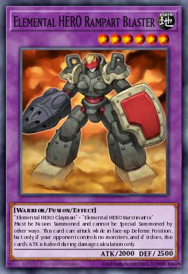 Card: Elemental HERO Rampart Blaster