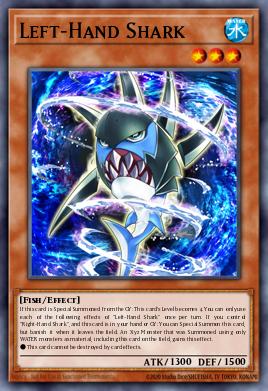 Card: Left-Hand Shark