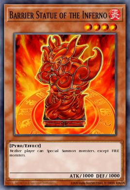 Card: Barrier Statue of the Inferno