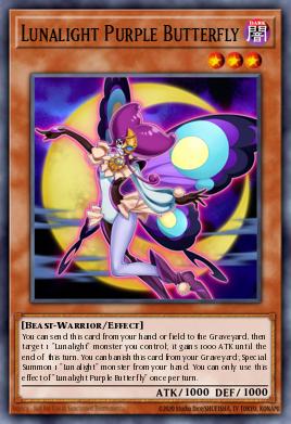 Card: Lunalight Purple Butterfly