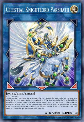 Card: Celestial Knightlord Parshath