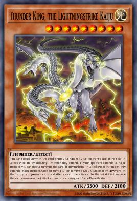 Card: Thunder King, the Lightningstrike Kaiju