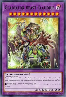 Card: Gladiator Beast Claudius