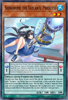 Card: Shinonome the Vaylantz Priestess