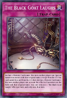 Card: The Black Goat Laughs