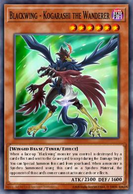 Card: Blackwing - Kogarashi the Wanderer