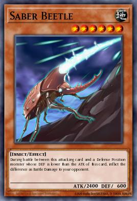 Card: Saber Beetle