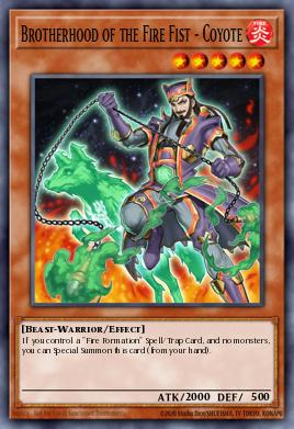 Card: Brotherhood of the Fire Fist - Coyote