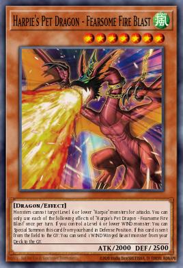Card: Harpie's Pet Dragon - Fearsome Fire Blast