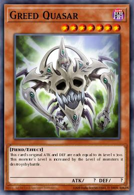 Card: Greed Quasar