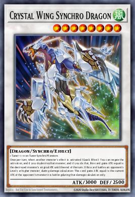 Card: Crystal Wing Synchro Dragon