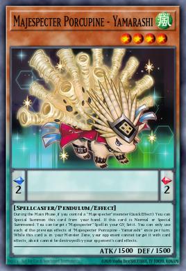 Card: Majespecter Porcupine - Yamarashi