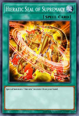 Card: Hieratic Seal of Supremacy