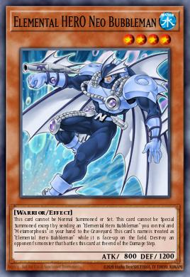 Card: Elemental HERO Neo Bubbleman
