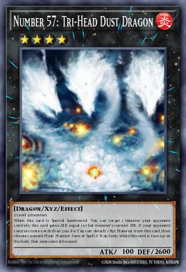 Card: Number 57: Tri-Head Dust Dragon