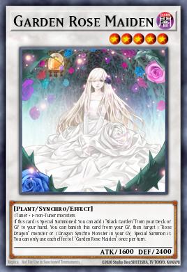 Card: Garden Rose Maiden