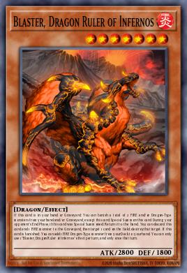 Card: Blaster, Dragon Ruler of Infernos