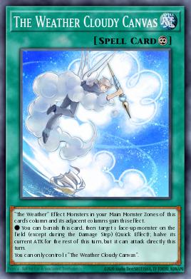 Card: The Weather Cloudy Canvas