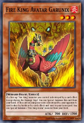 Card: Fire King Avatar Garunix