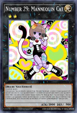 Card: Number 29: Mannequin Cat