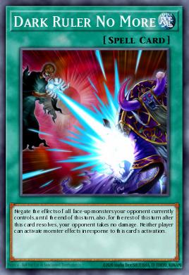 Card: Dark Ruler No More